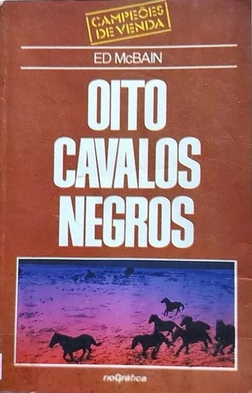 Capa brasileira de Oito Cavalos Negros